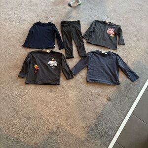 Zara Kids Matching Set - Navy and Gray